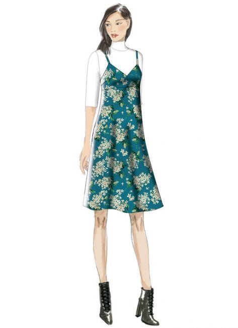 Vogue kaava V9278: helppo mekko