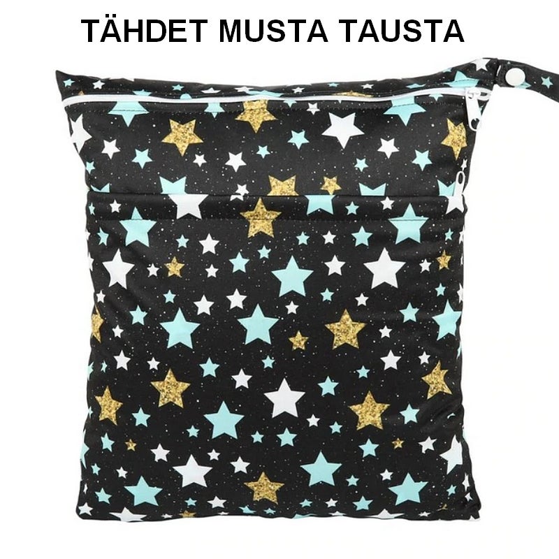 Vaippapussi t&auml;hdet musta