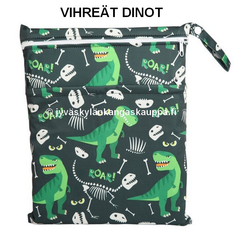 Vaippapussi VIHRE&Auml;T DINOT