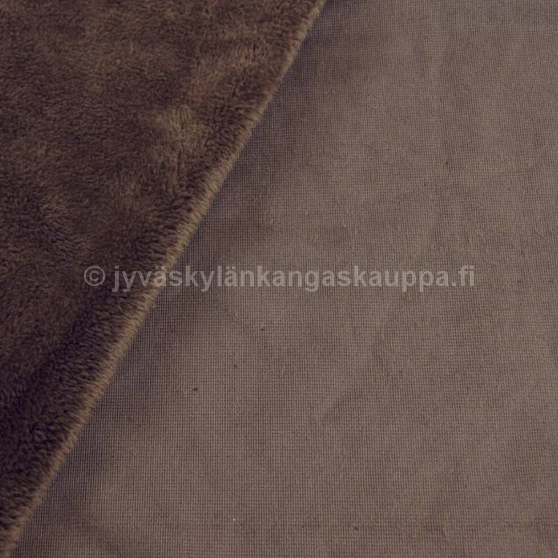 Velboa kepparikangas BROWN