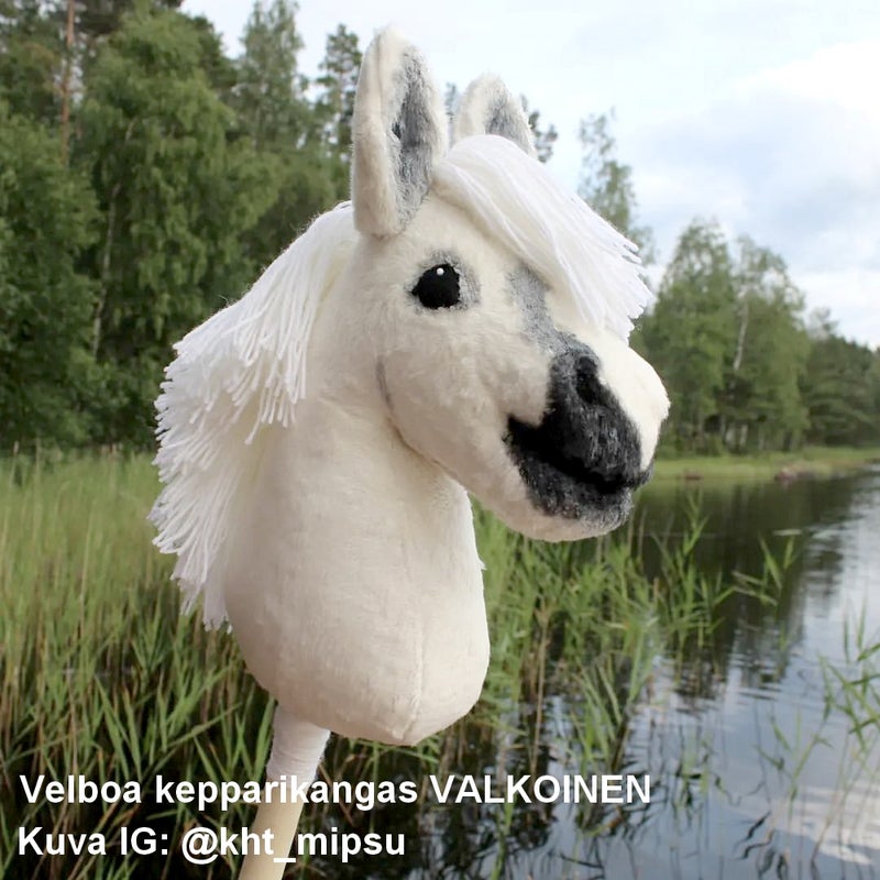 Velboa kepparikangas VALKOINEN
