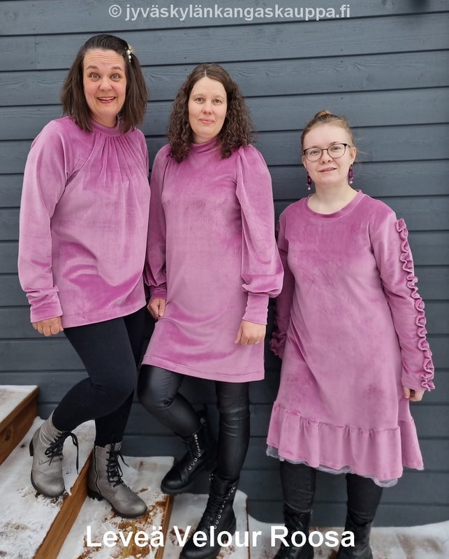 Leve&auml; Velour Roosa