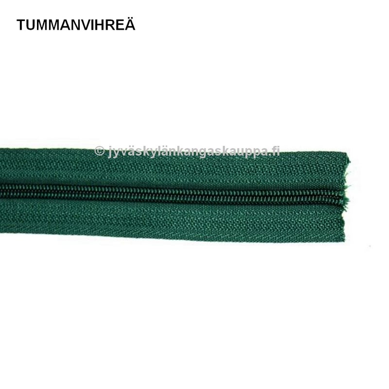 Metrivetoketju 3mm spiraali tummanvihre&auml;