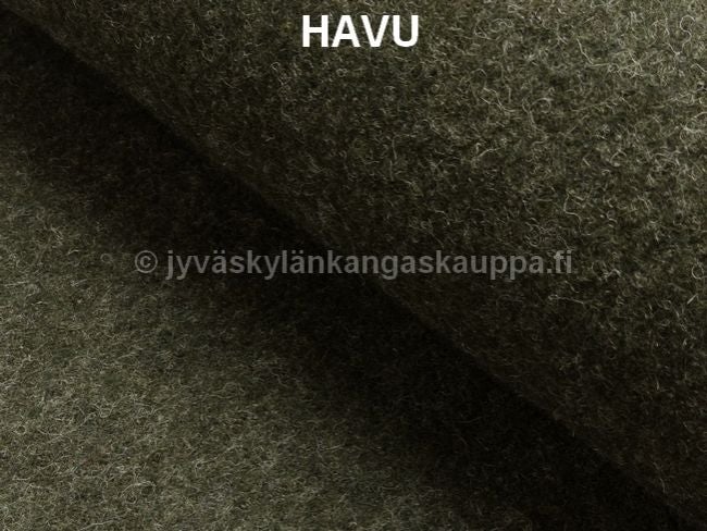 Villakangas: Joustava villafleece 8100 musta (2,4m valmispala)