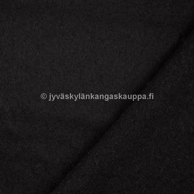 Villakangas: Joustava villafleece 8100 musta