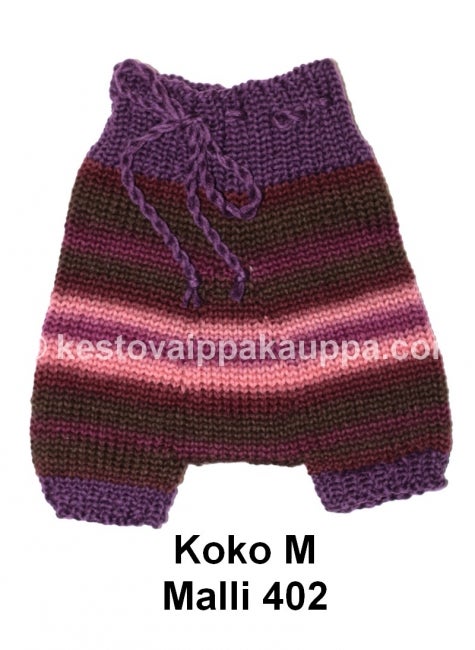 KVK villahousut housumalli LYHYET LAHKEET