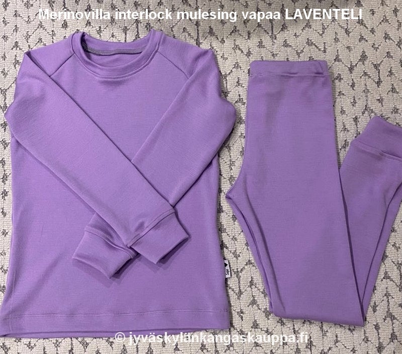 Merinovilla interlock mulesing vapaa LAVENTELI