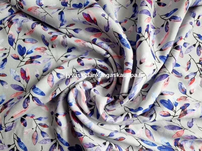 Viskoosikangas Mallu Sininen