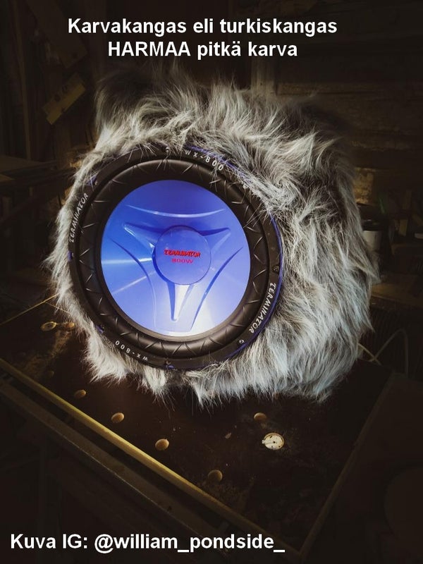 Karvakangas eli turkiskangas HARMAA pitk&auml; karva